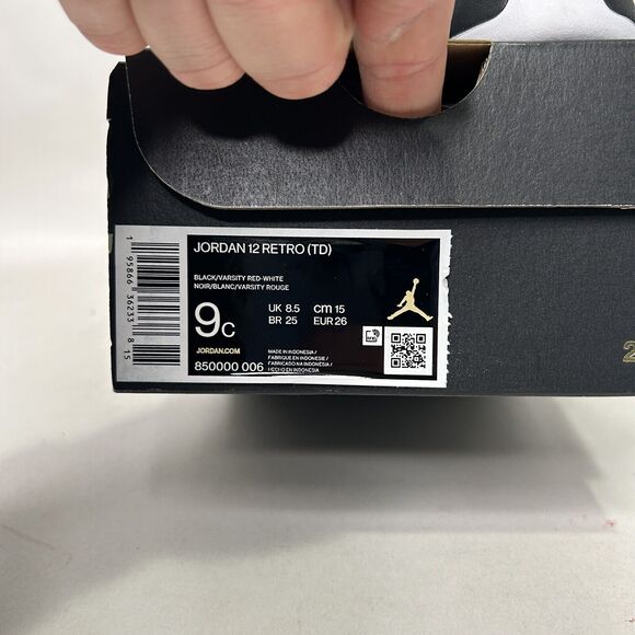 Nike Air Jordan 12 Retro TD “Playoffs” 2024 - Picture 5 of 5